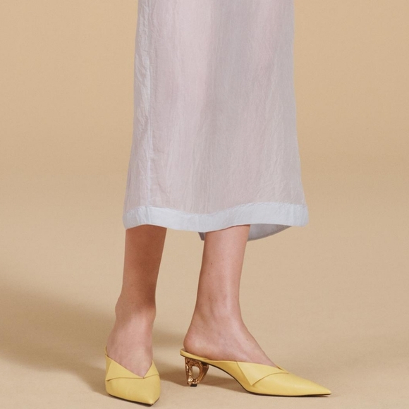 BNWT! Zara metal heeled mules limited edition - Picture 8 of 11